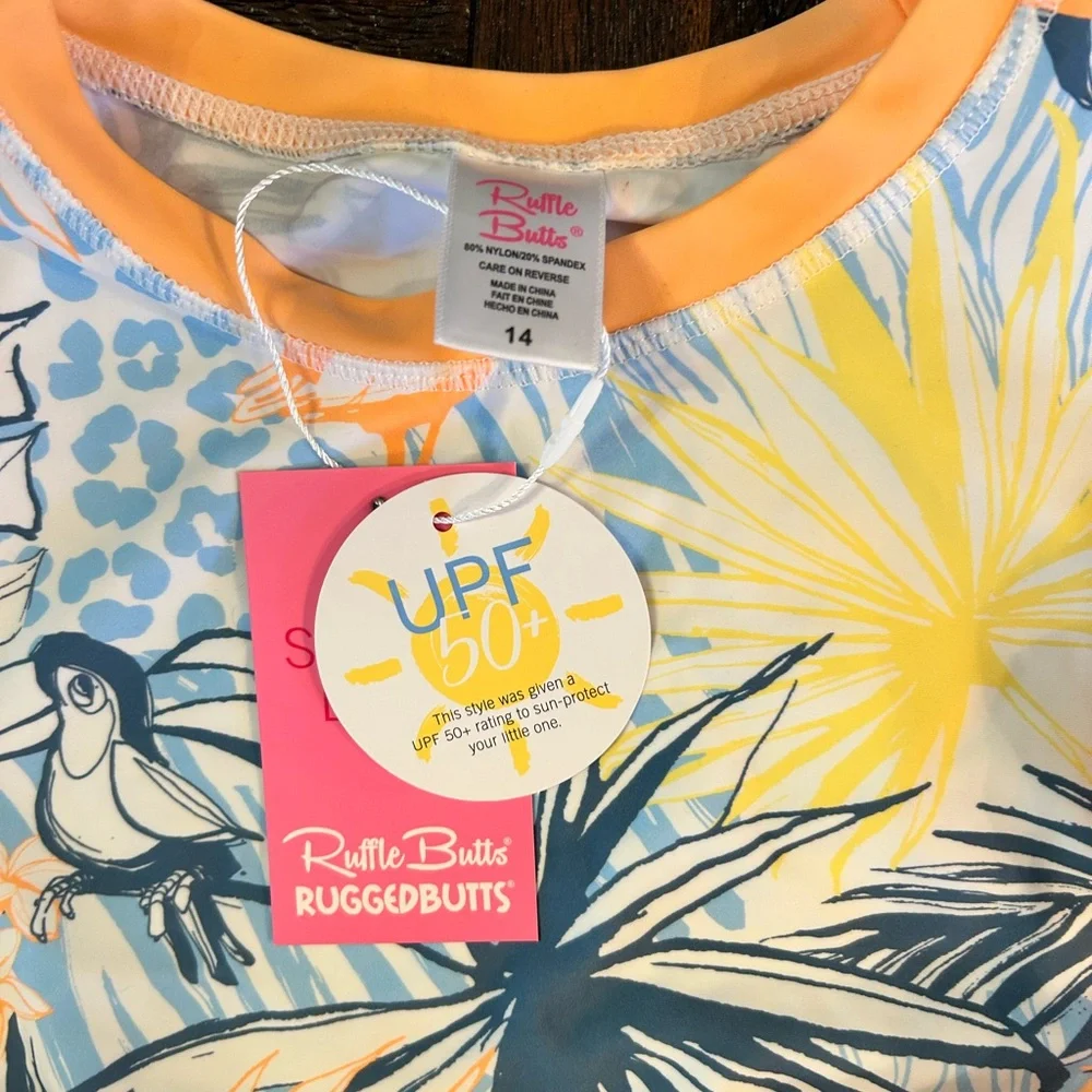 Ruffle Butts Three Swimsuit Sets Bundle- Size 14 - Picture 5 of 12